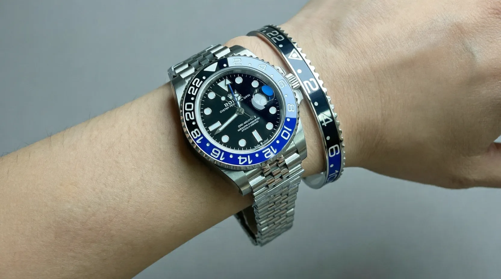 Batman GMT Titanium Steel Bracelet