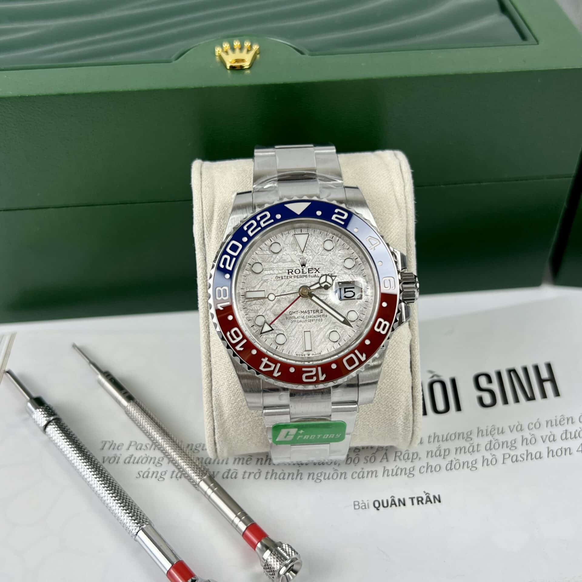 Rolex GMT-Master II Meteorite Dial 126719BLRO “Superman” Oyster