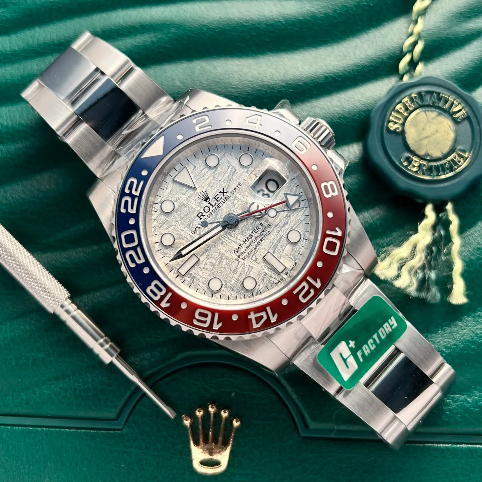 Rolex GMT-Master II Meteorite Dial 126719BLRO “Superman”