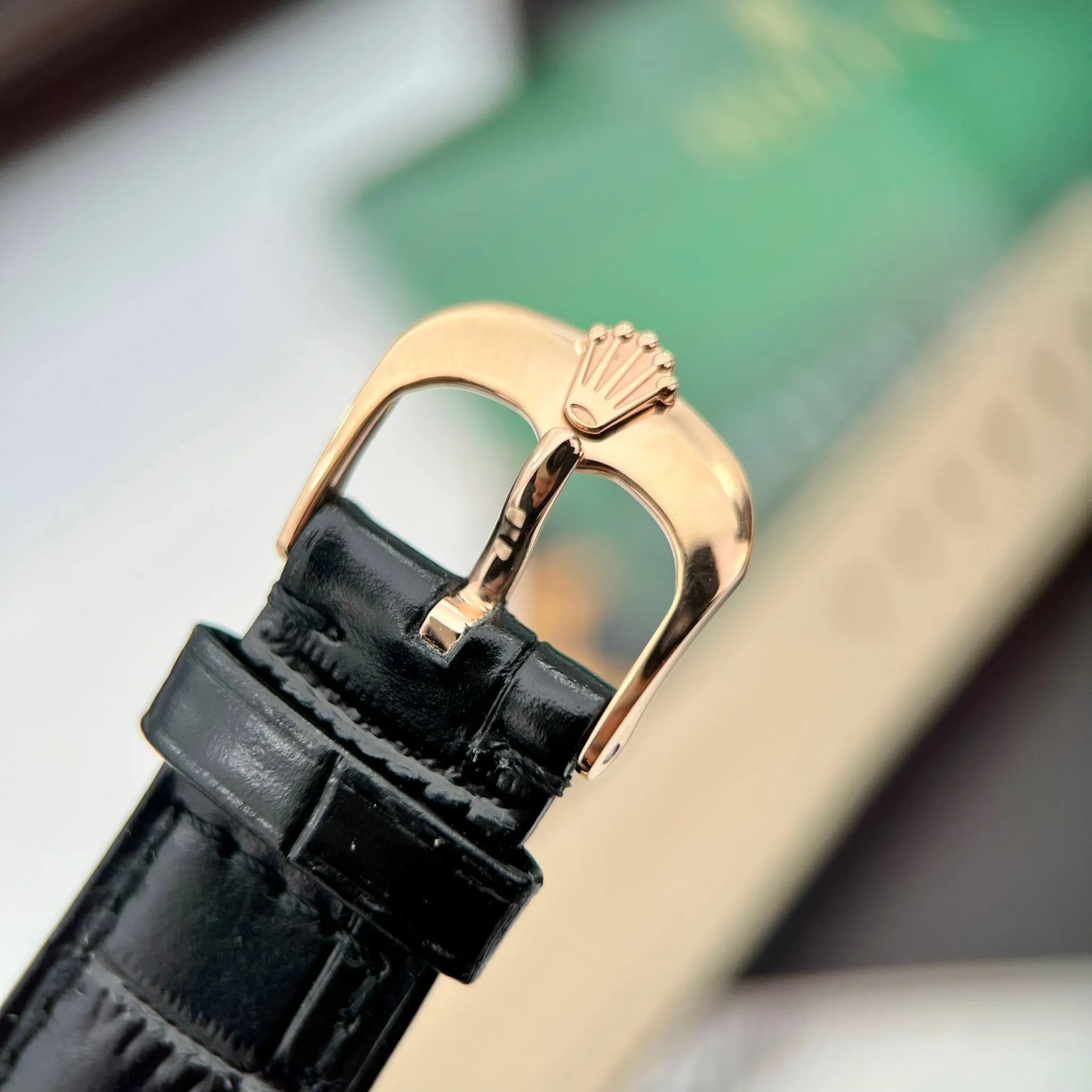 Rolex Cellini Black Dial 50525
