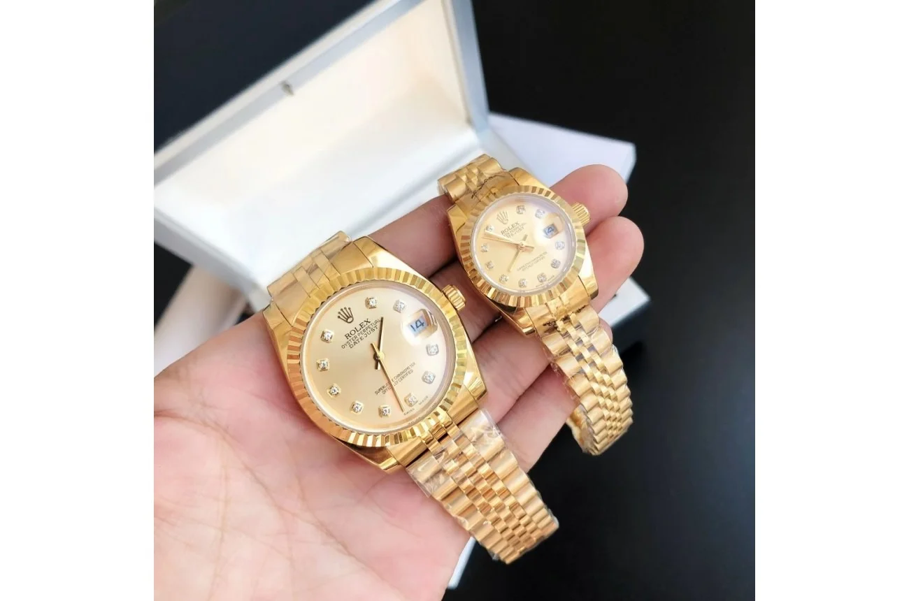 Rolex Datejust RG/RG Jub Gold/Dial 36/28 mm