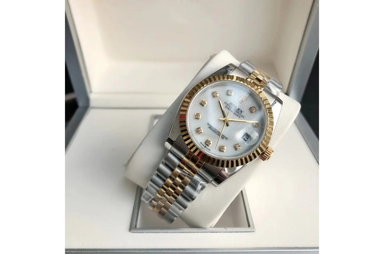 Rolex Datejust RG/SS Jub White/Dial 36/28 mm