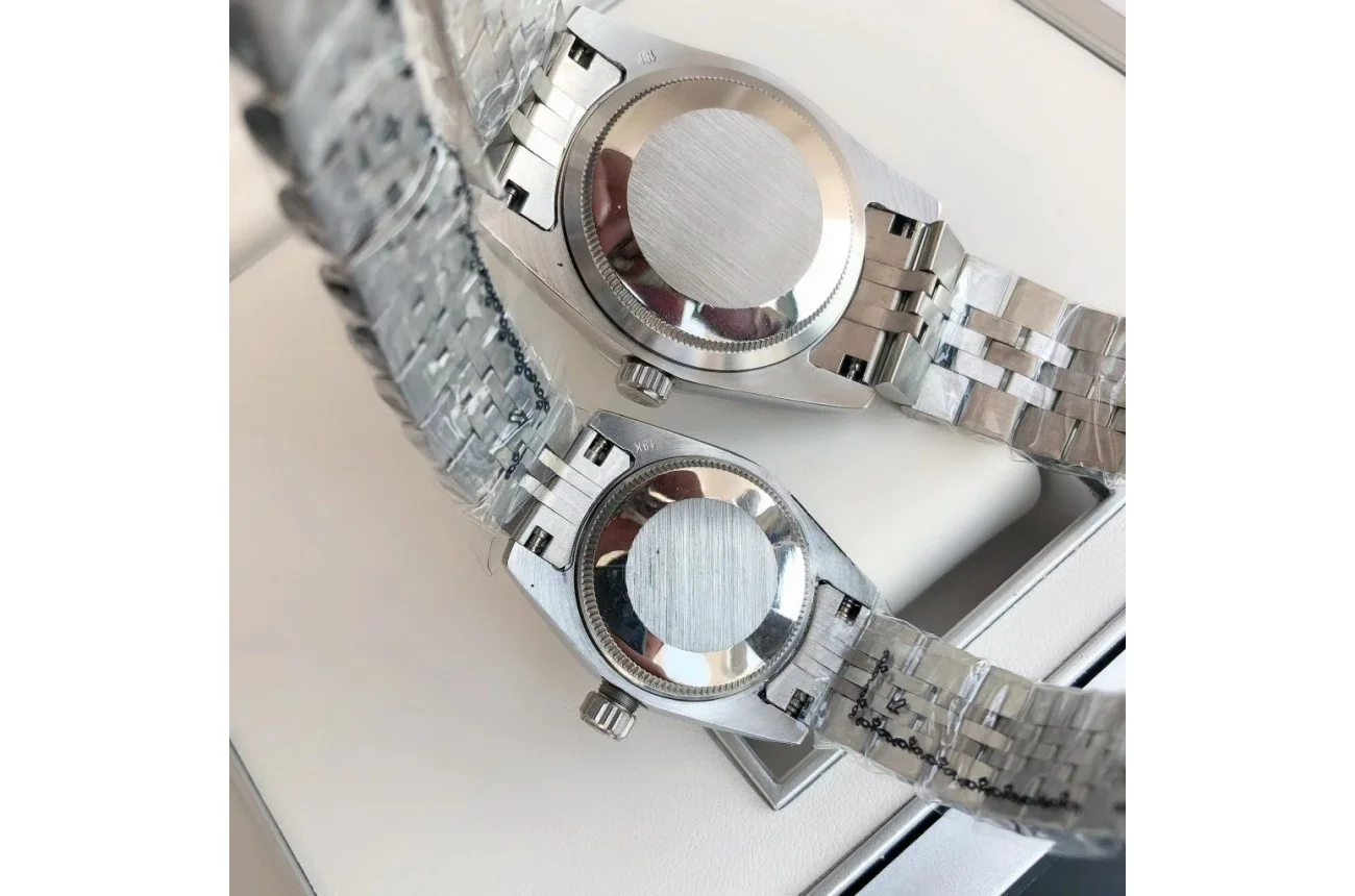 Rolex Datejust SS/SS Jub Black/Dial 36/28 mm