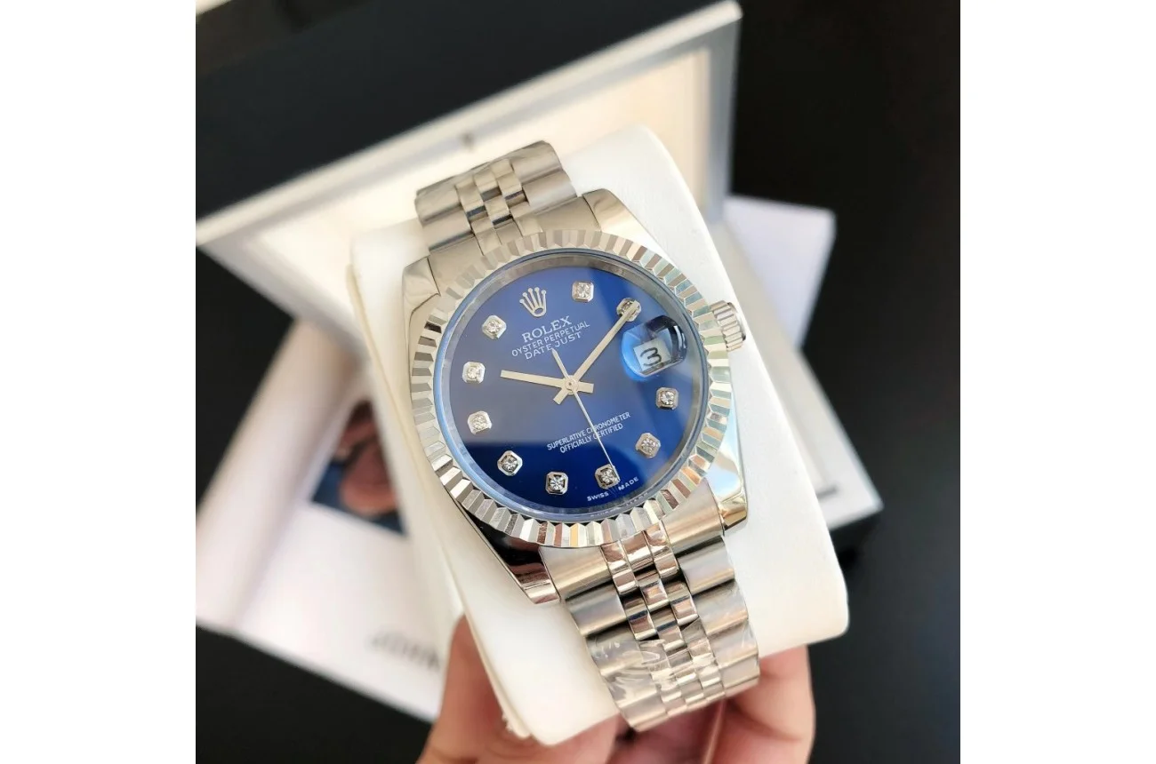 Rolex Datejust SS/SS Jub Blue/Dial 36/28 mm