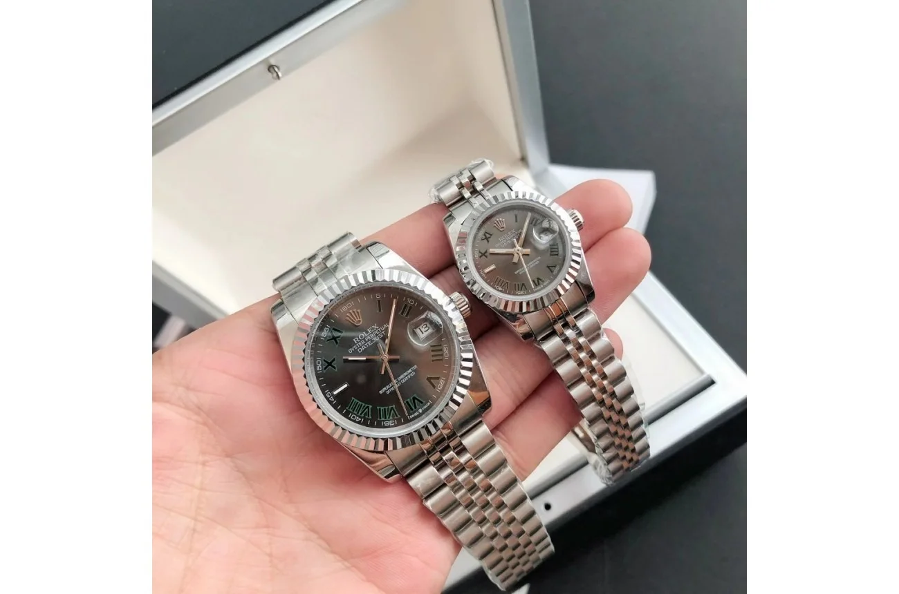 Rolex Datejust SS/SS Jub Grey/Rmn 36/28 mm