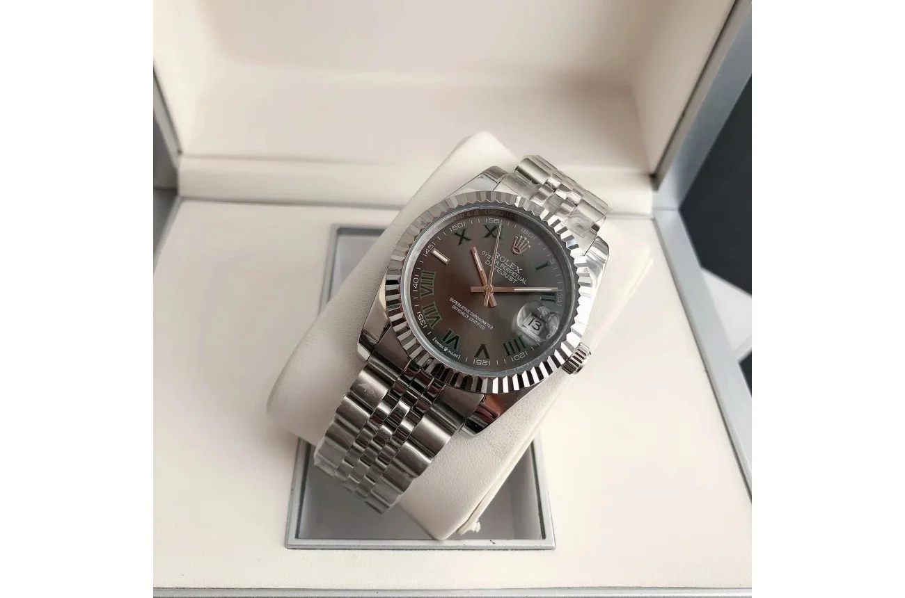 Rolex Datejust SS/SS Jub Grey/Rmn 36/28 mm