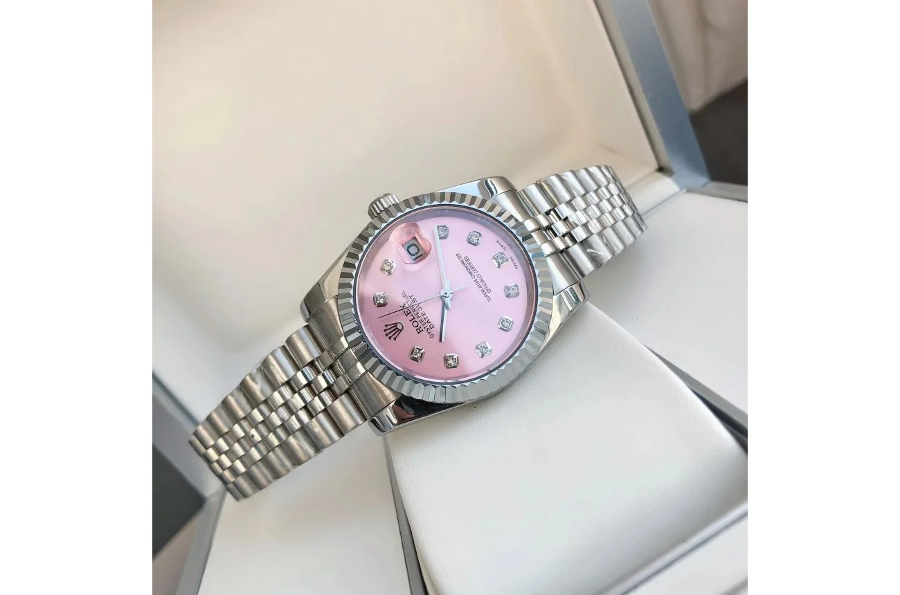 Rolex Datejust SS/SS Jub Pink/Dial 36/28 mm