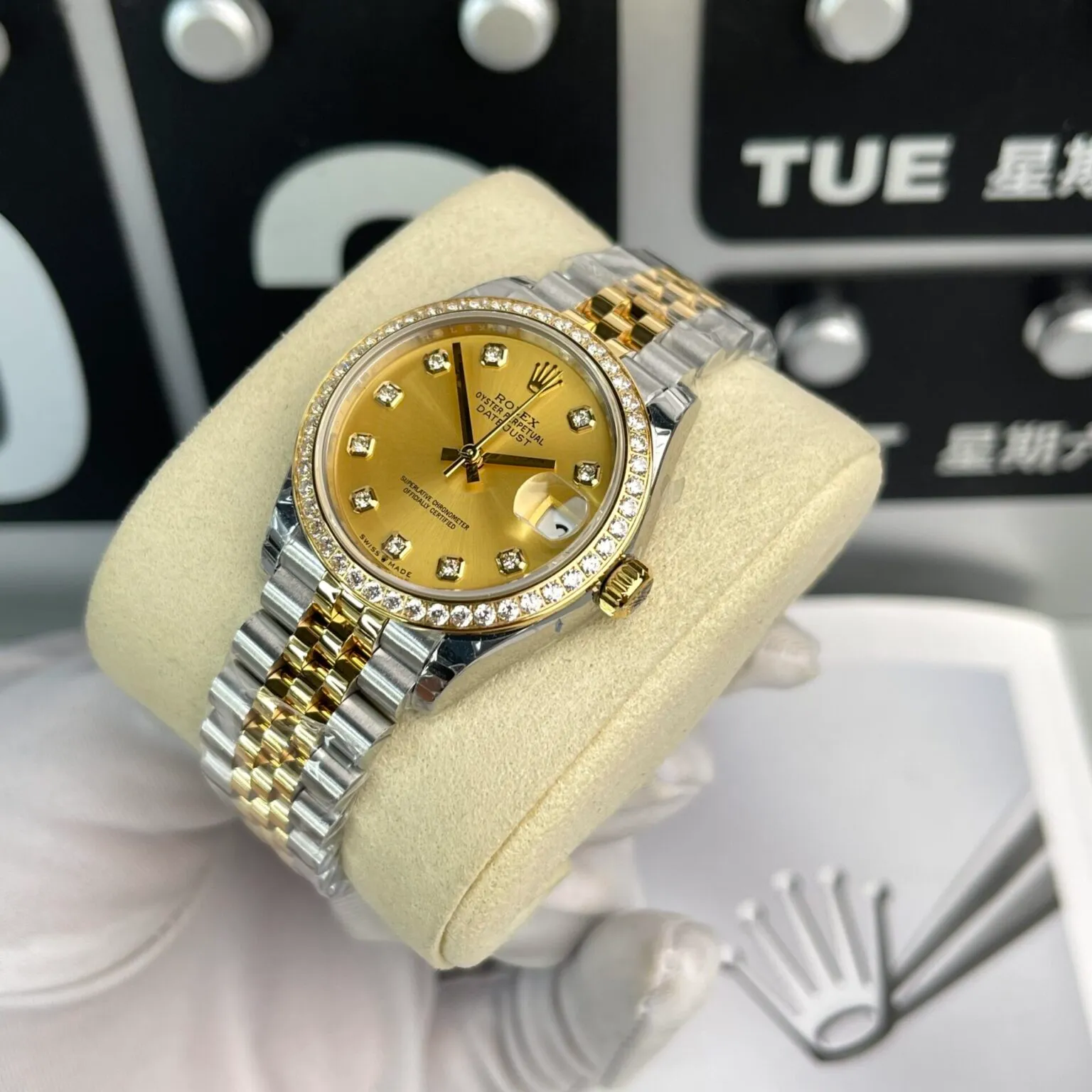 Rolex Datejust Champagne Dial 116243 36 mm