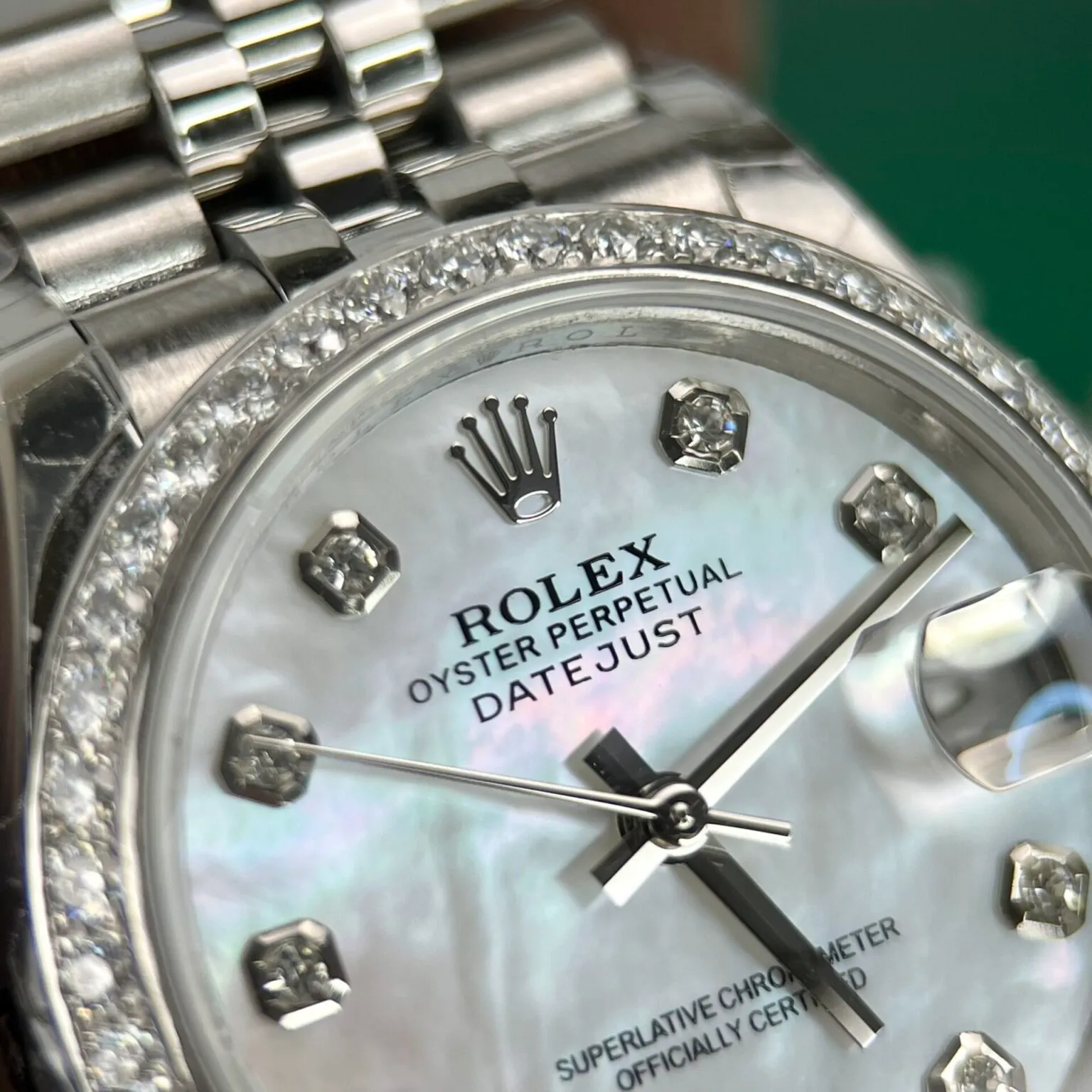 Rolex Datejust Mother of Pearl – White Dial 116244 36 mm