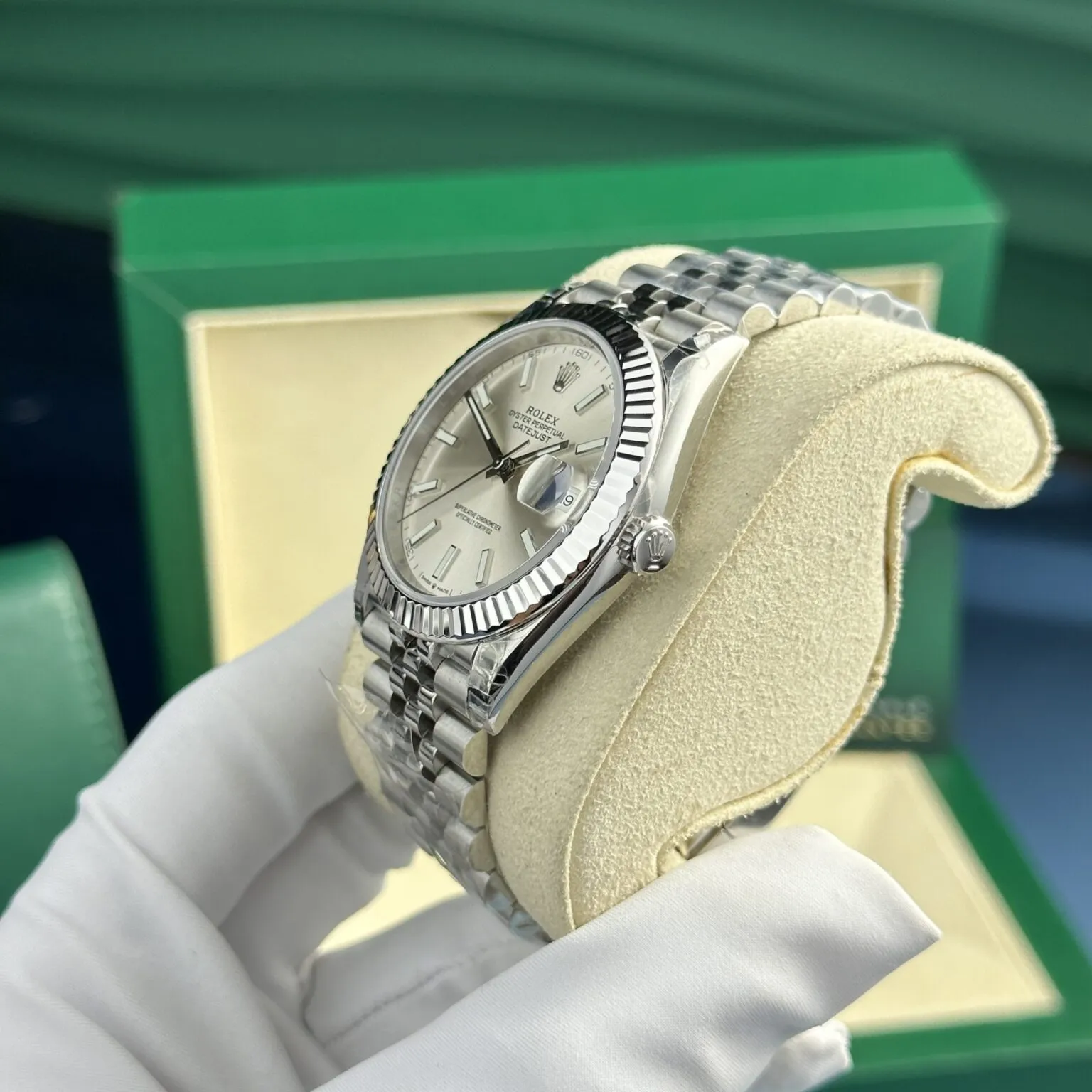 Rolex Datejust Silver Dial 16220 36 mm