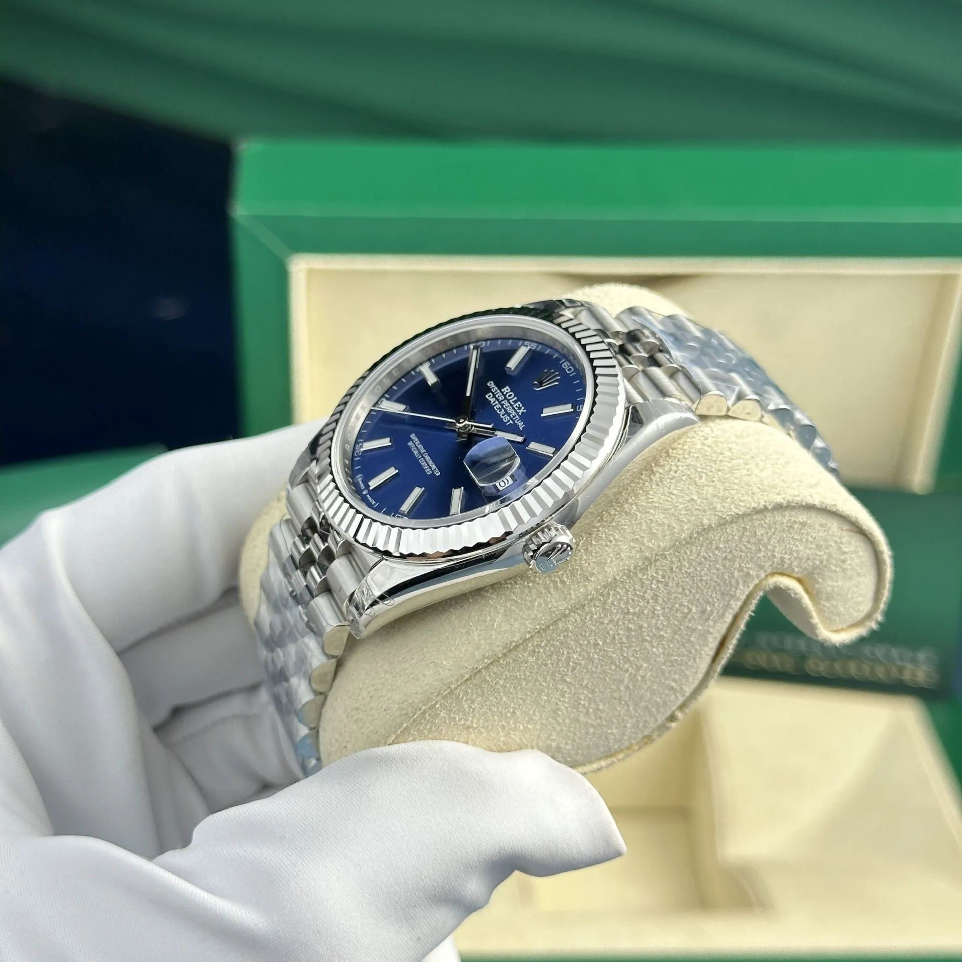 Rolex Datejust Blue Dial 126334 Jubilee 41 mm