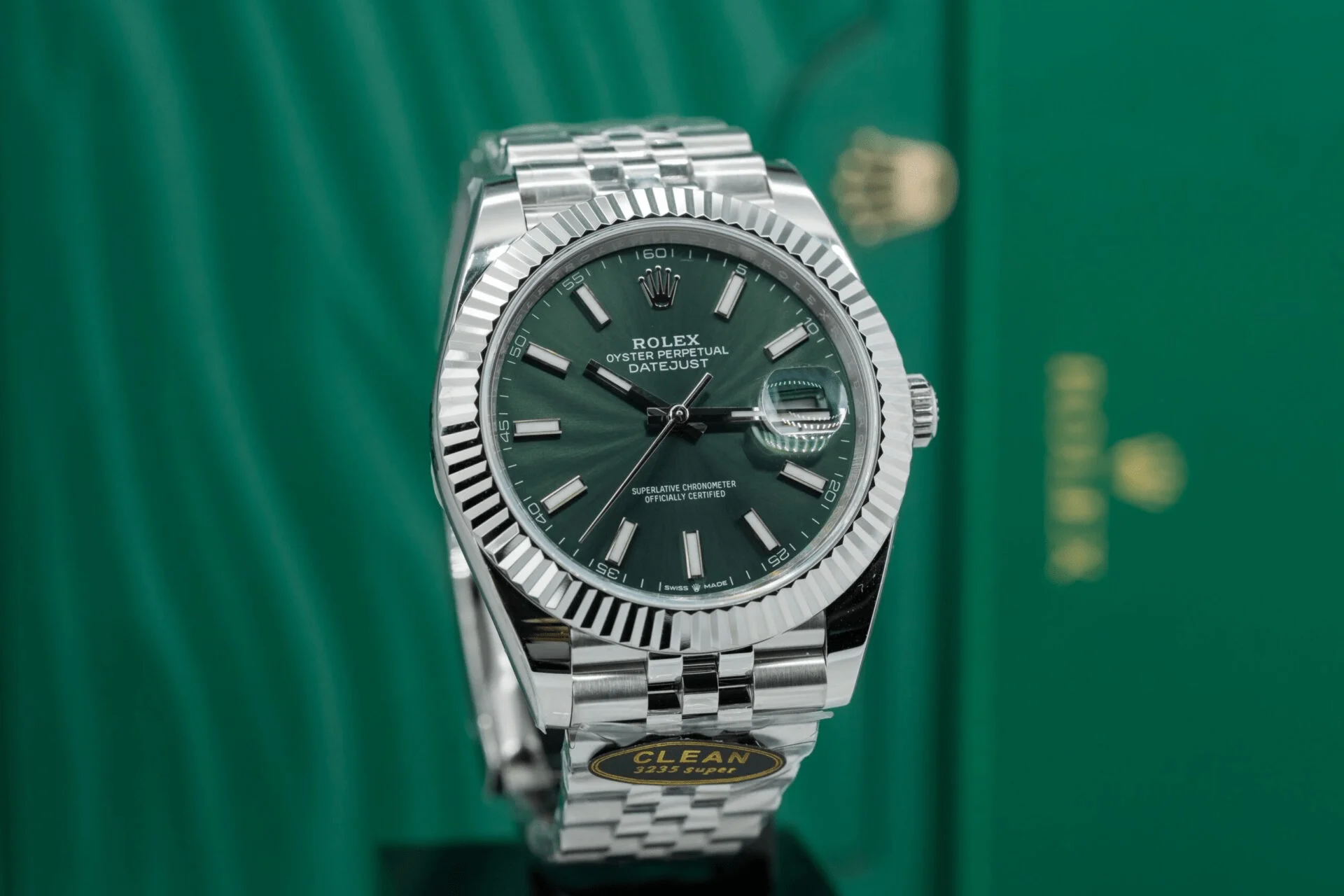 Rolex Datejust Green Dial 126334 Jubilee 41 mm