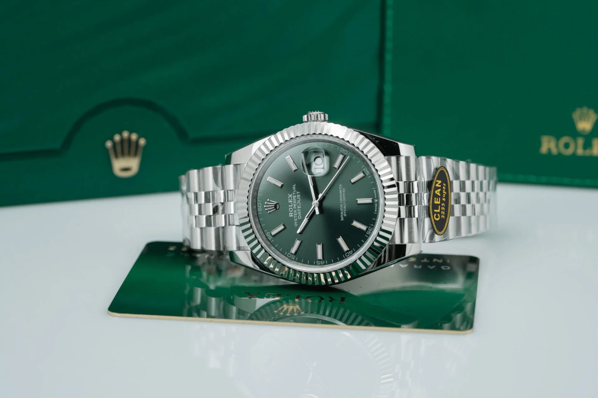 Rolex Datejust Green Dial 126334 Jubilee 41 mm