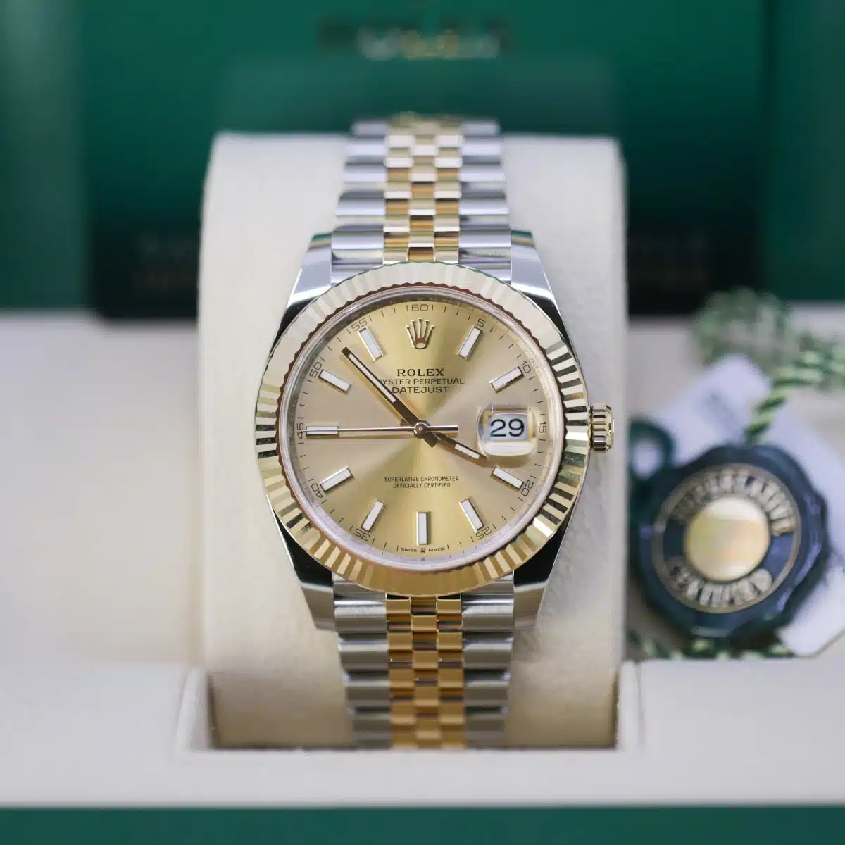 Rolex Datejust II Champagne Dial 126333 41 mm