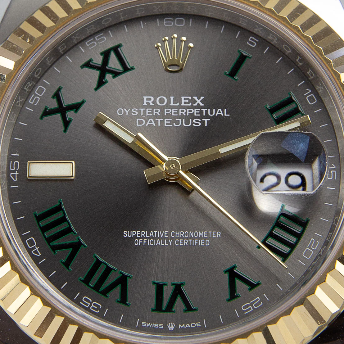 Rolex Datejust II Rhodium Dial 126333 “Wimbledon” Two-Tone Oyster 41 mm