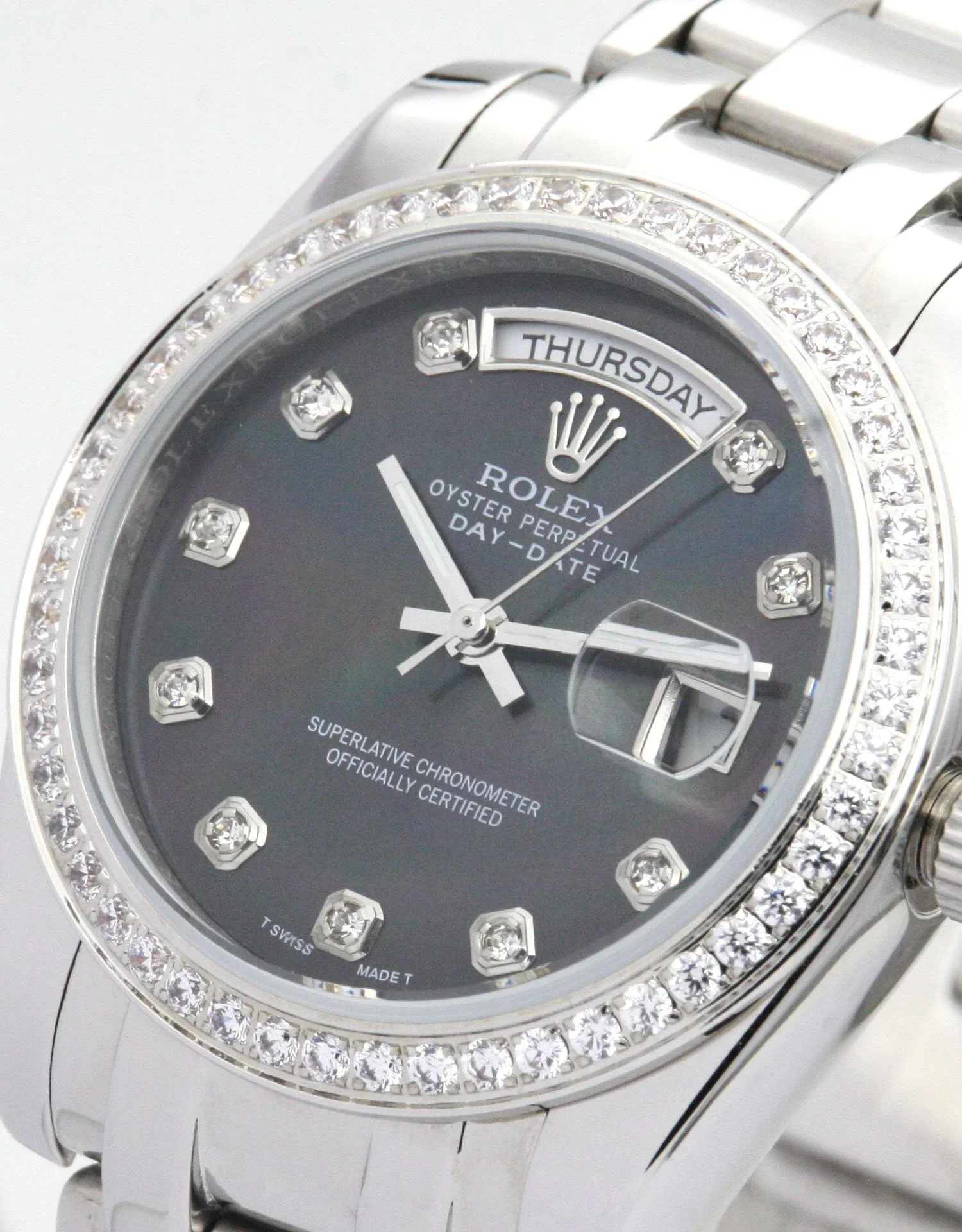 Rolex Day-Date Black Dial 118346 36 mm