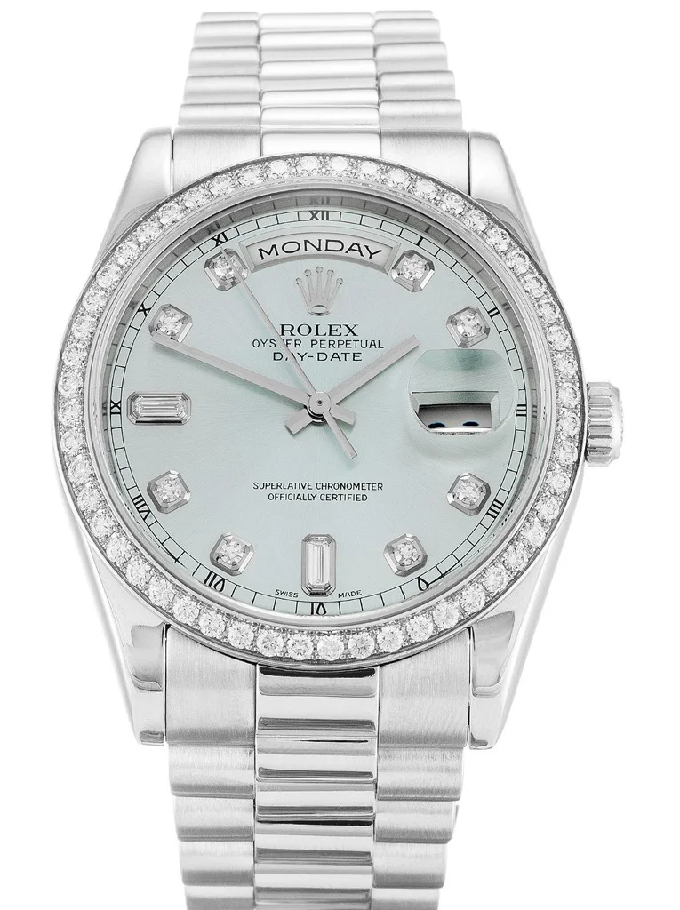 Rolex Day-Date Blue Dial 118346 36 mm