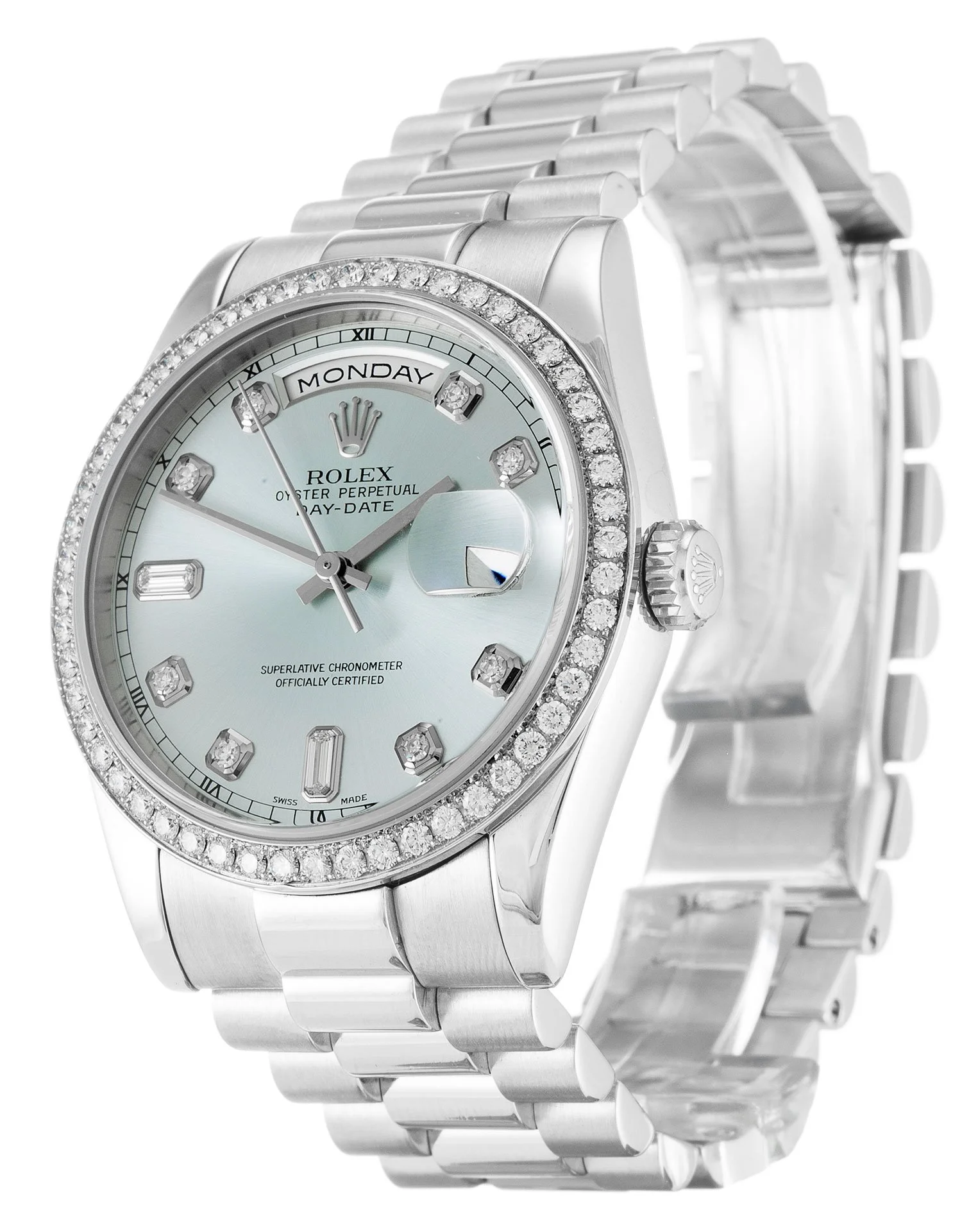 Rolex Day-Date Blue Dial 118346 36 mm