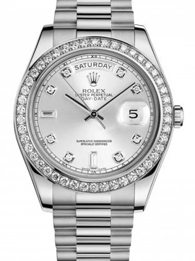 Rolex Day-Date Silver Dial 118346 36 mm