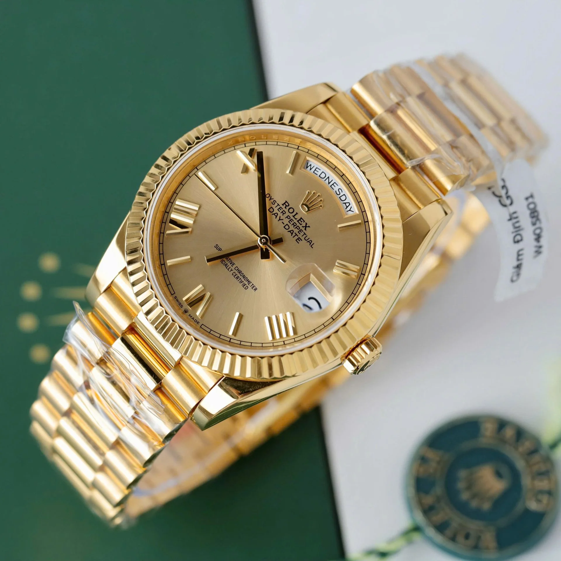 Rolex Day-Date Roman Champagne Dial 228238 40 mm