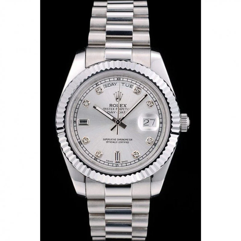 Rolex Day-Date Silver Dial 41995 40 mm