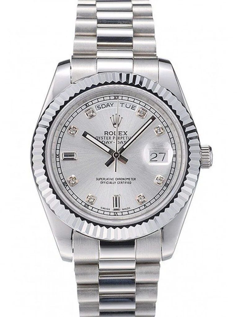Rolex Day-Date Silver Dial 41995 40 mm