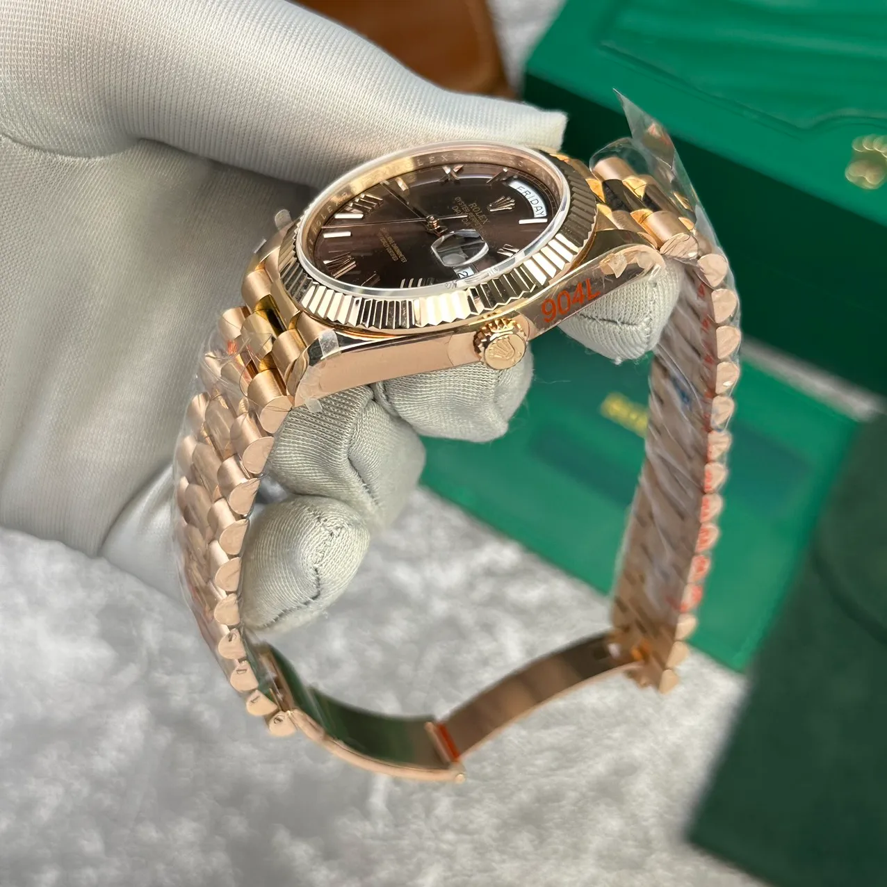 Rolex Day-Date II Chocolate Dial 218235 40 mm