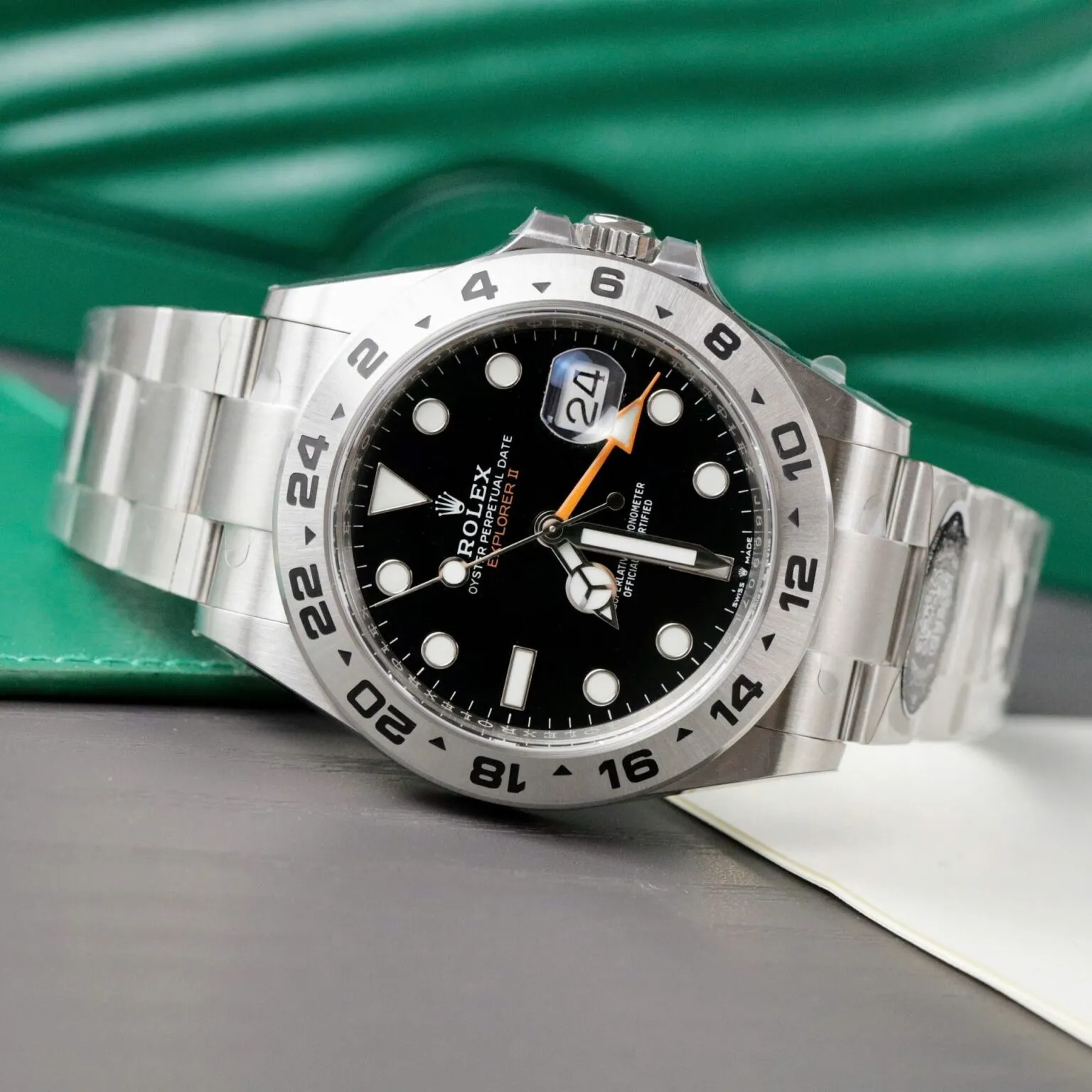 Rolex Explorer II Black Dial 216570 BKSO