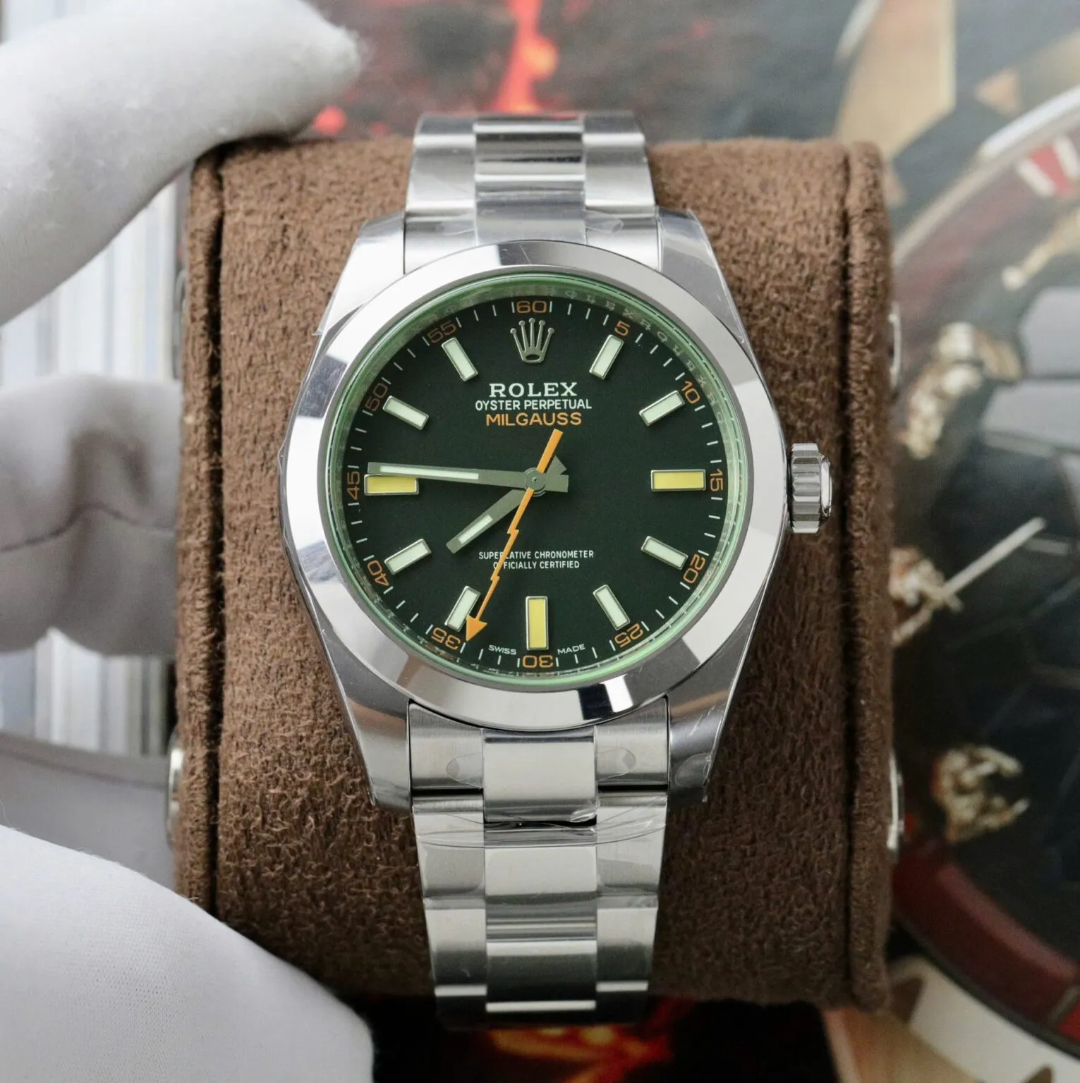 Rolex Milgauss Black Dial 116400GV