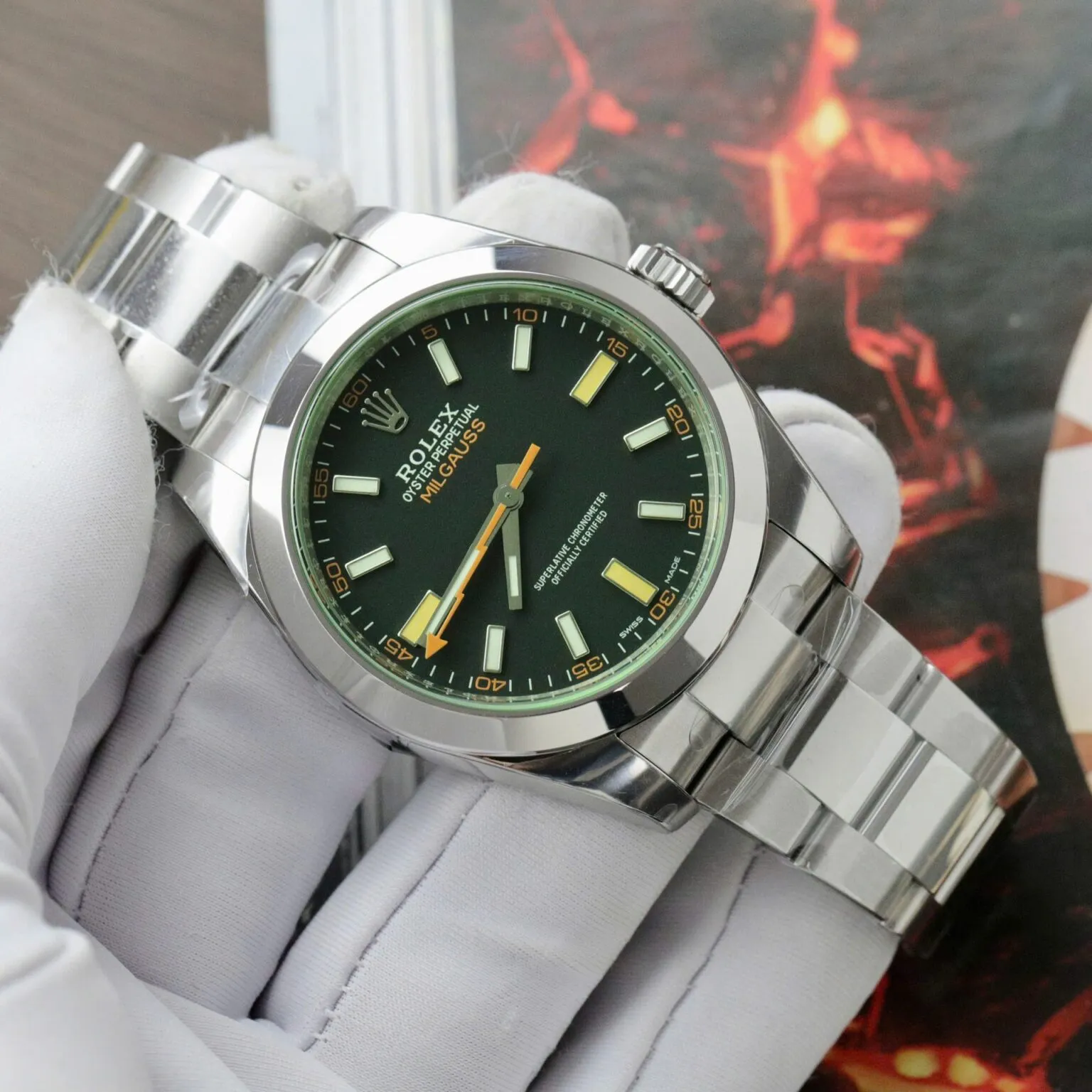Rolex Milgauss Black Dial 116400GV
