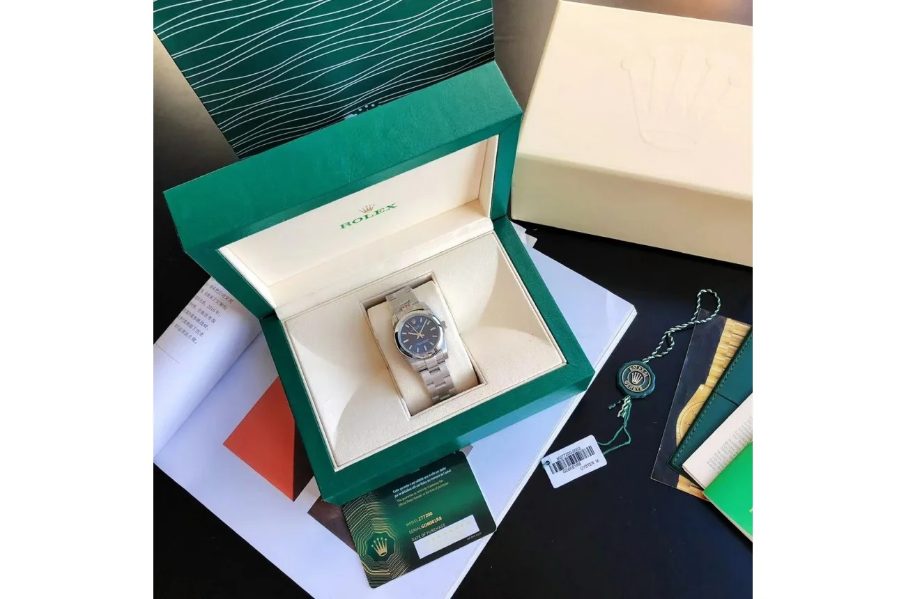 Rolex Oyster Perpetual SS/SS Blue/Stk 31/41 mm