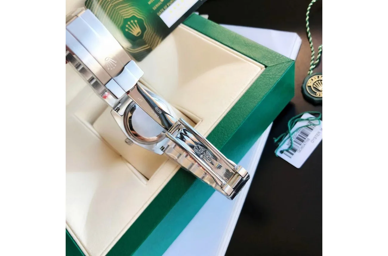 Rolex Oyster Perpetual SS/SS Blue/Stk 31/41 mm