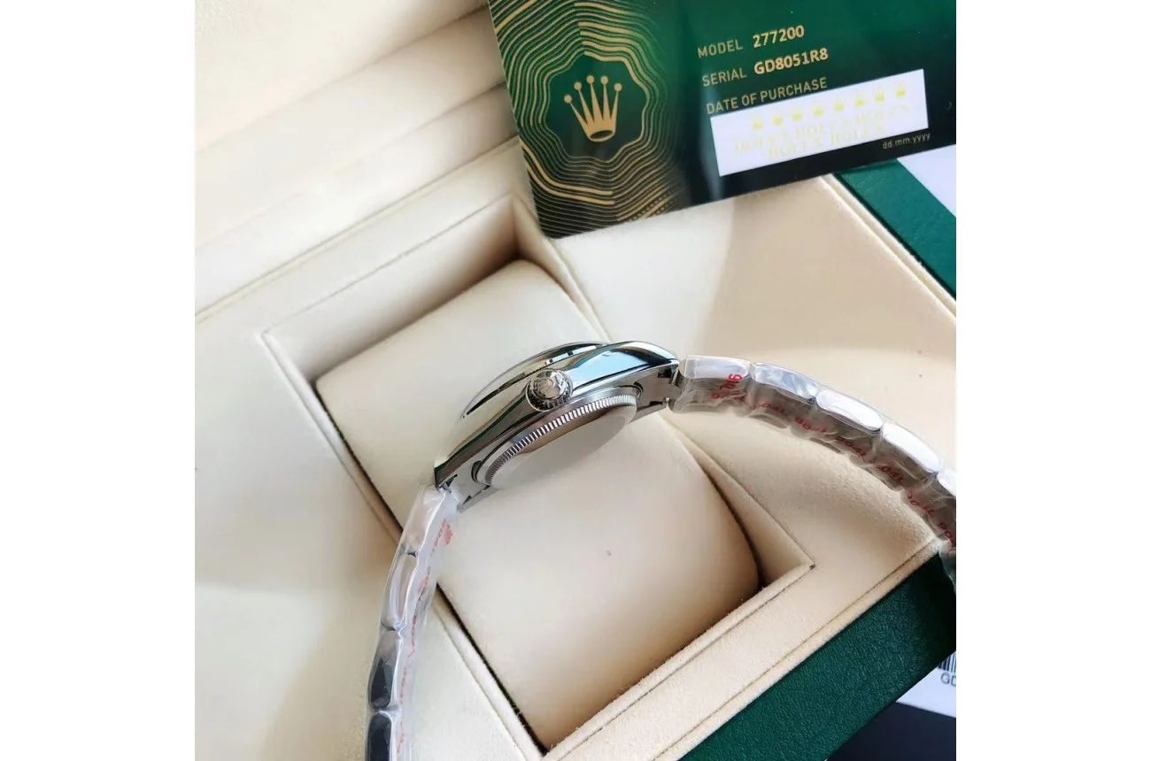 Rolex Oyster Perpetual SS/SS Blue/Stk 31/41 mm