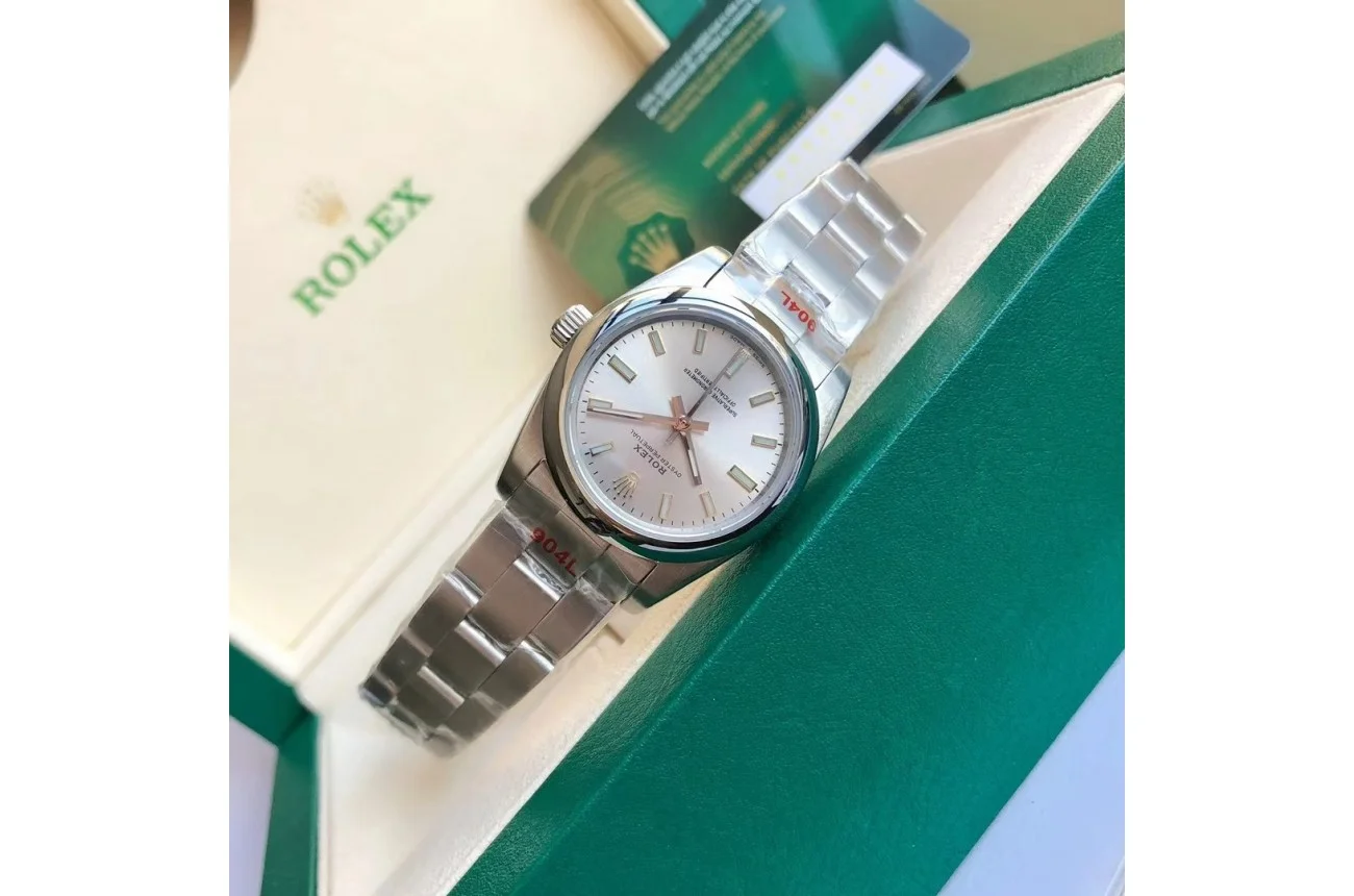 Rolex Oyster Perpetual SS/SS Sliver/Stk 31/41 mm