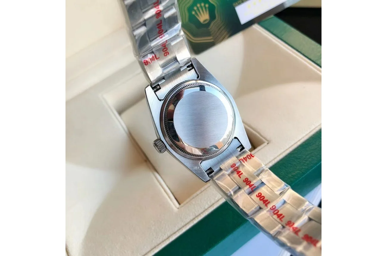 Rolex Oyster Perpetual SS/SS Tiffany Blue/Stk 31/41 mm
