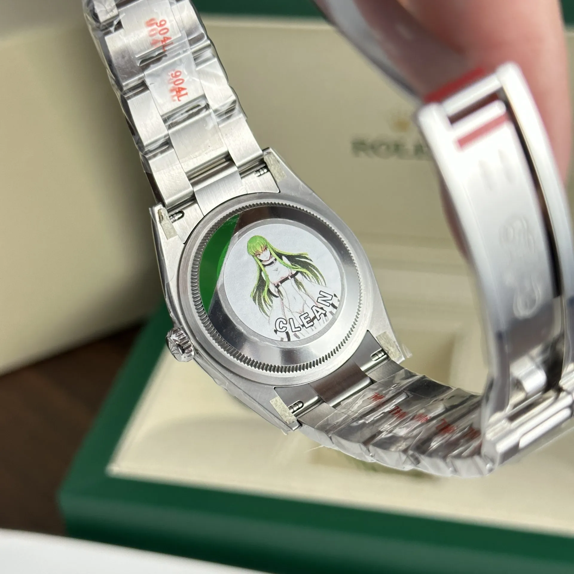 Rolex Oyster Perpetual Green Dial 124300 41 mm