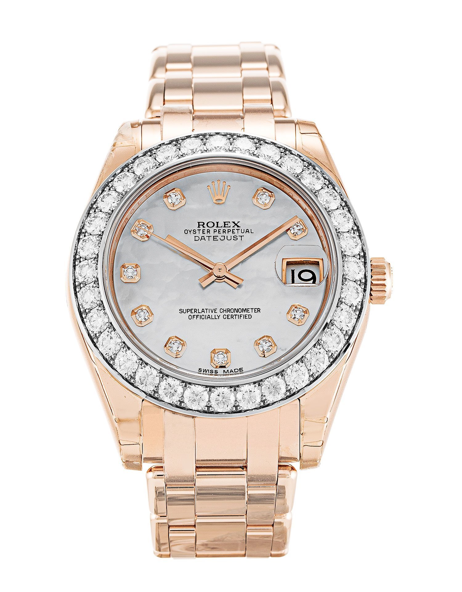 Rolex Pearlmaster Mother of Pearl Dial 81285