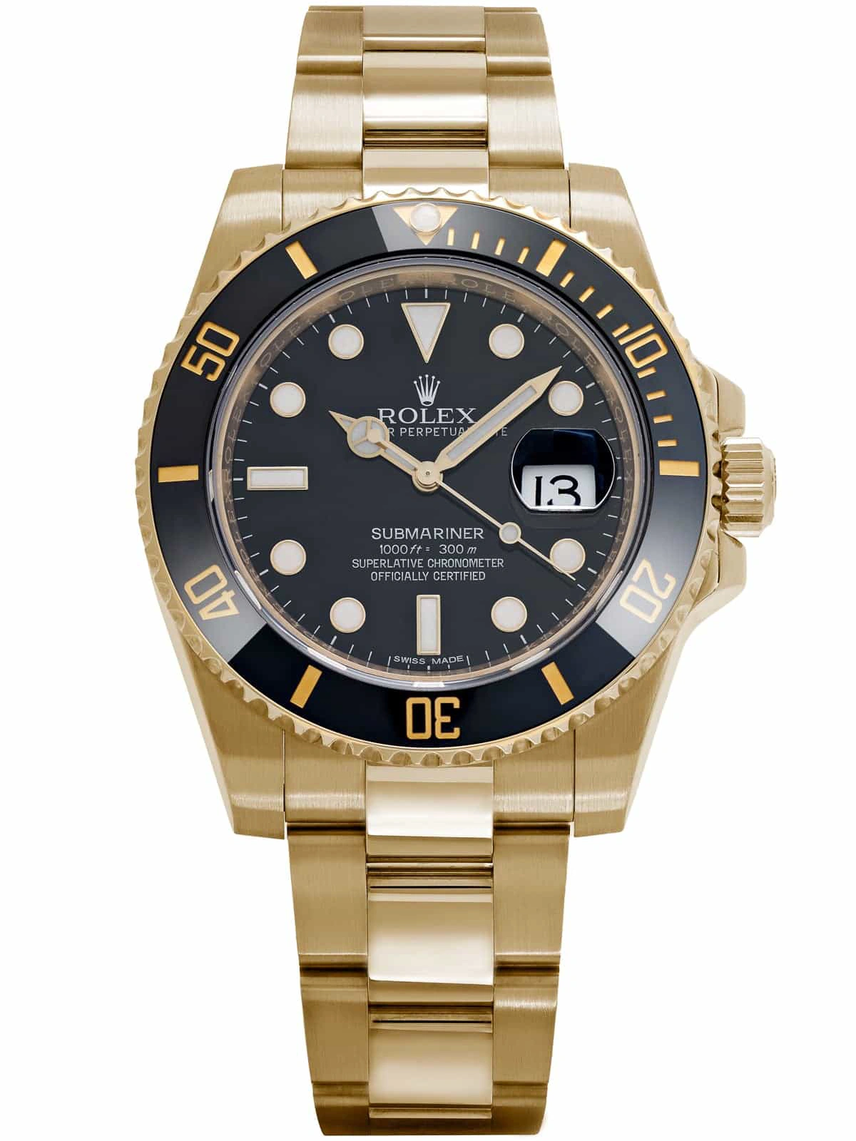 Rolex Submariner Black Dial 116618LN