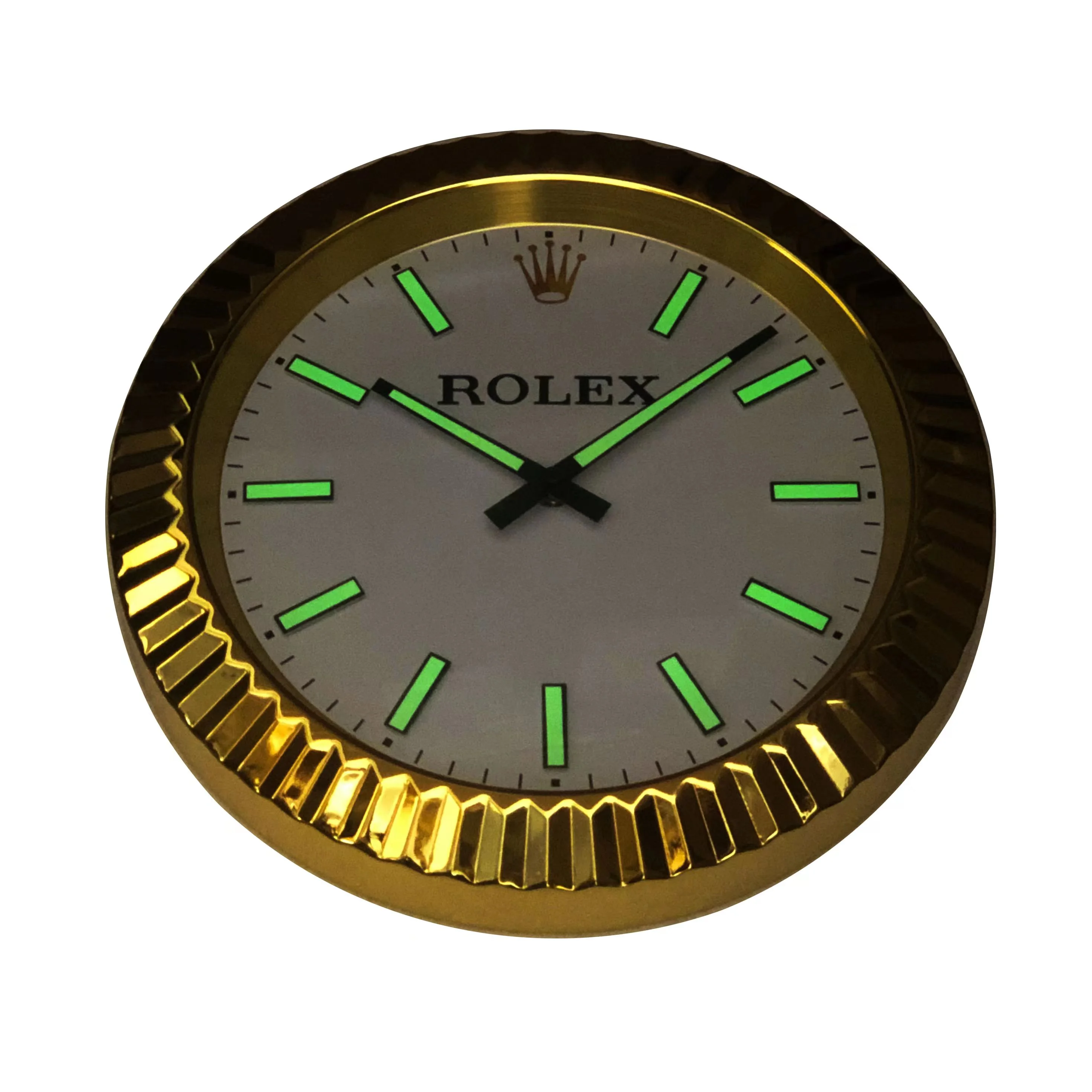 ROLEX WALL CLOCK – DATEJUST GOLD