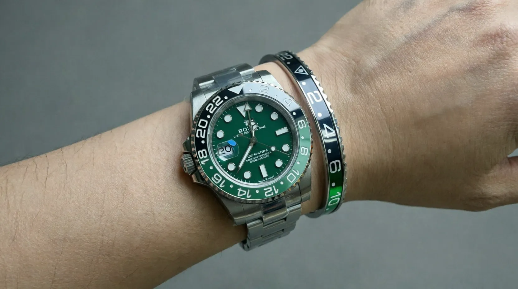 Sprite GMT Titanium Steel Bracelet